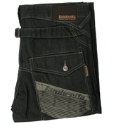 Lambretta Coated Rinse Straight Leg Jeans -