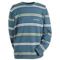 crew neck striped sweater