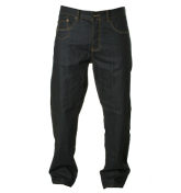 Lambretta Dark Denim Straight Leg Jeans -