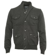 Grey Full Zip Sweater