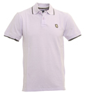 Lambretta Lilac Pique Polo Shirt