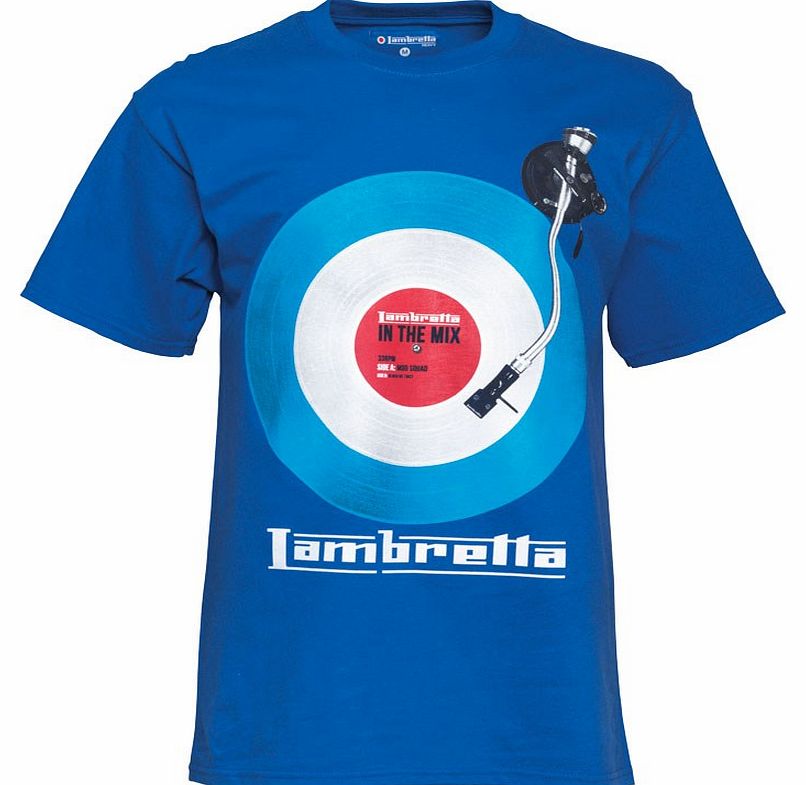 Lambretta Mens In The Mix T-Shirt Deep Royal