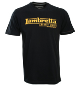 Lambretta Navy T-Shirt with Printed Design