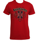 Red T-Shirt with Large Sewn Logo