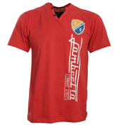 Lambretta Red V-Neck T-Shirt