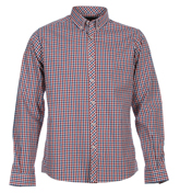 Red White and Blue Check Shirt