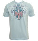 Sky Blue T-Shirt with Large Logo