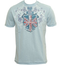 Lambretta Sky Blue T-Shirt with Large Logo