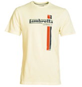 Lambretta Stone T-Shirt with Printed Design