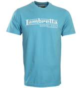Lambretta Turquoise T-Shirt with Printed Design
