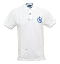 Lambretta White Hand Finished Polo Shirt