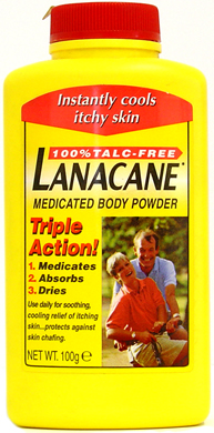 Lanacane Medicated Body Powder 100g