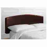 Lancaster Double Headboard, Dark Brown Faux