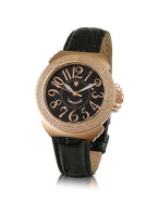 Lancaster Pillola - Diamond Rose Gold Plated Bezel Dress