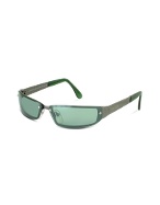 Lancaster Vedo Signature Metal Rectangular Sunglasses