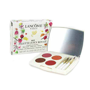 Lancome Palette Juicy Rouge Lip Glosses 4 x 0.7ml