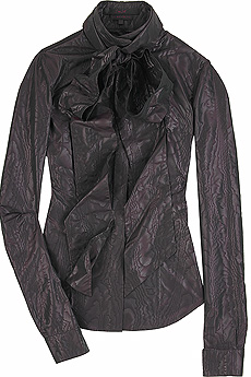 Land#39;Wren Scott Moire taffeta blouse