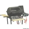 Gas Wagon Barbeque With Side Burner 4216