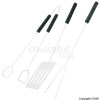 Stainless Steel 3-Piece Barbecue Tool Set