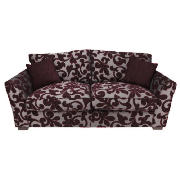 Langley large sofa, aubergine