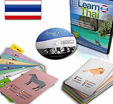 Language Chimp Learn To Speak Thai Language - Language Course amp; Flashcards Set