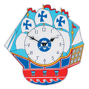 Pirate Ship Clock