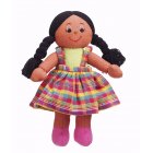 Lanka Kade Soft Doll Girl - Brown