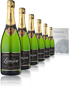 lanson Black Label Six 6 bottle Gift Pack (6x75cl)