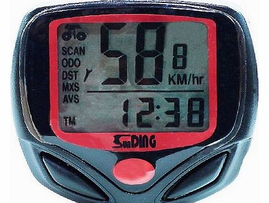 LCD Bike Bicycle Cycle Computer Odometer Speedometer