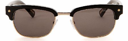 Lanvin Black Rim Gold Sunglasses