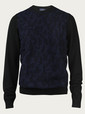 lanvin knitwear black navy