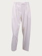 LANVIN TROUSERS BEIGE 42 FR LAN-T-W05140398