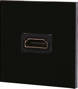 LAP, 1228[^]53915 1-Gang HDMI Grid Module Black 53915