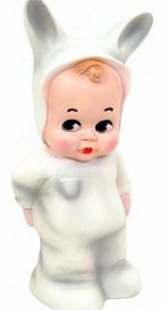 Lapin and Me White baby rabbit lamp `One size