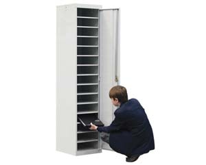 Laptop single door locker