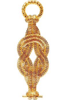 Lara Bohinc 107 Yellow gold knot bracelet