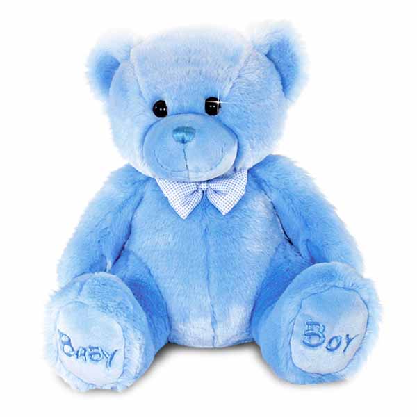 Large Baby Boy Bear Soft Toy