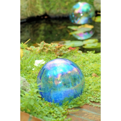 Large Blue Glass Ball
