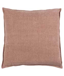 Large Chenille Cushion - Cappuccino
