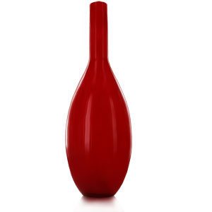 Glass Red Beauty Vase
