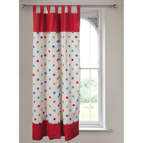 Spot Blackout Tab Top Curtains (Pair of