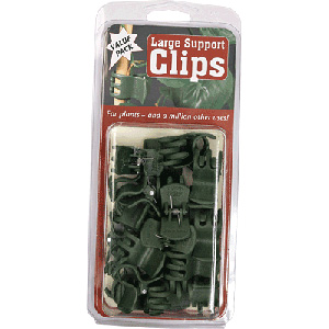 Large Support Clips x 21 Green