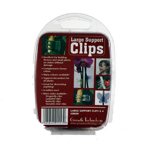 Support Clips x 4 Green