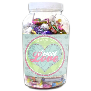 Large Sweet Love Sweet Jar - Pastel Label