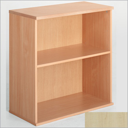 Maple-Effect 80cm High Bookcase with 1