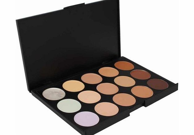 LaRoc 15 Shades Colour Concealer Makeup Palette Kit Make Up Set
