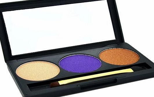 LaRoc 3 Colour Eyeshadow Eye Shadow Palette Makeup Kit Set Make Up with Mirror - 5