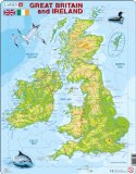 Larsen Jigsaw Puzzle Map of Great Britain and Ireland