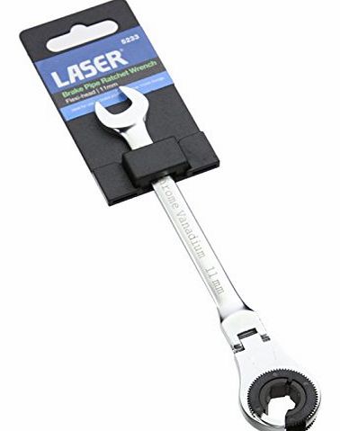 Laser 5233 11mm Brake Pipe Ratchet Wrench