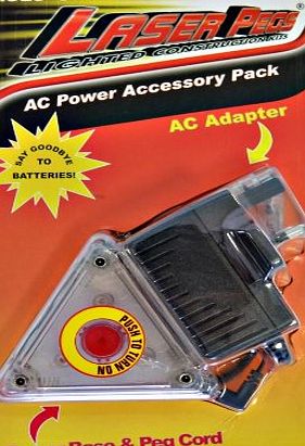 Laser Pegs AC Power Adaptor Kit - UK 3 Pin Plug